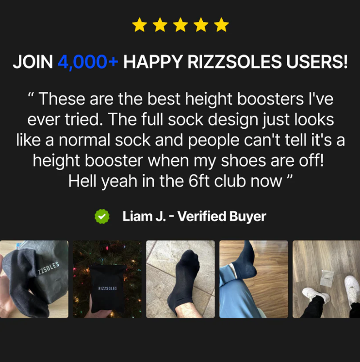 RIZZSOLES® V3 HEIGHT MAX SOCKS